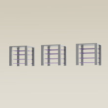 Load image into Gallery viewer, Triple ShortThrone with 12 shelves