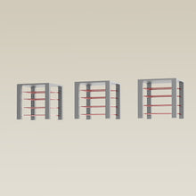 Load image into Gallery viewer, Triple ShortThrone with 12 shelves