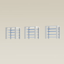 Load image into Gallery viewer, Triple ShortThrone with 12 shelves