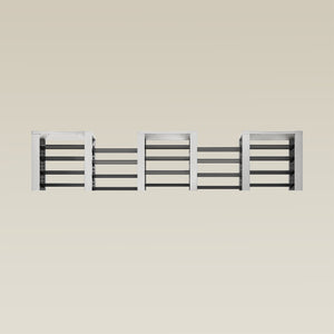 Triple ShortThrone with 20 shelves