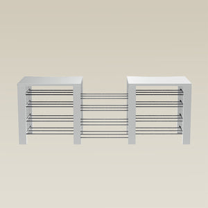 Double ShortThrone with 12 shelves