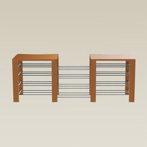 Double ShortThrone with 12 shelves