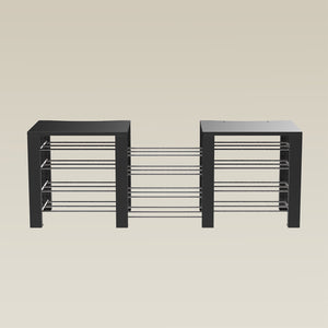 Double ShortThrone with 12 shelves