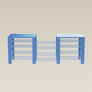 Double ShortThrone with 12 shelves