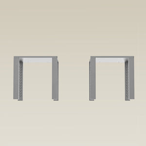 Empty Double ShortThrone Frame