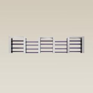 Triple ShortThrone with 20 shelves