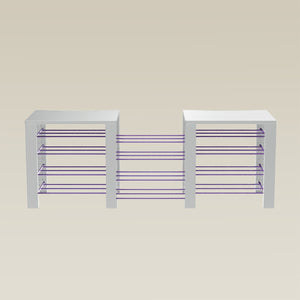 Double ShortThrone with 12 shelves