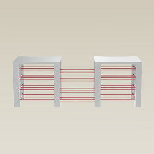 Double ShortThrone with 12 shelves