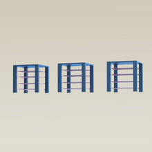 Load image into Gallery viewer, Triple ShortThrone with 12 shelves