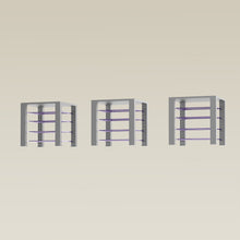 Load image into Gallery viewer, Triple ShortThrone with 12 shelves