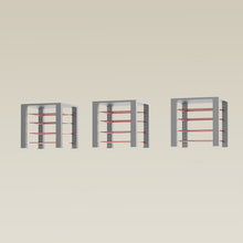 Load image into Gallery viewer, Triple ShortThrone with 12 shelves