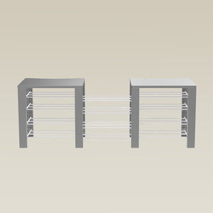 Double ShortThrone with 12 shelves