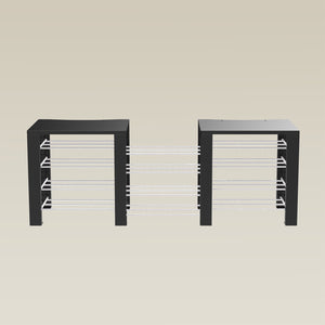 Double ShortThrone with 12 shelves