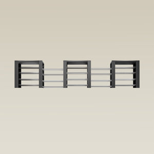 Triple ShortThrone with 20 shelves