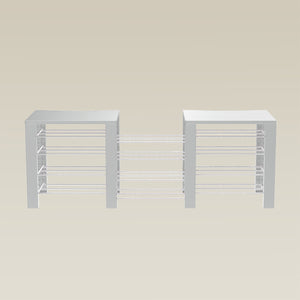 Double ShortThrone with 12 shelves