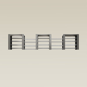 Triple ShortThrone with 20 shelves